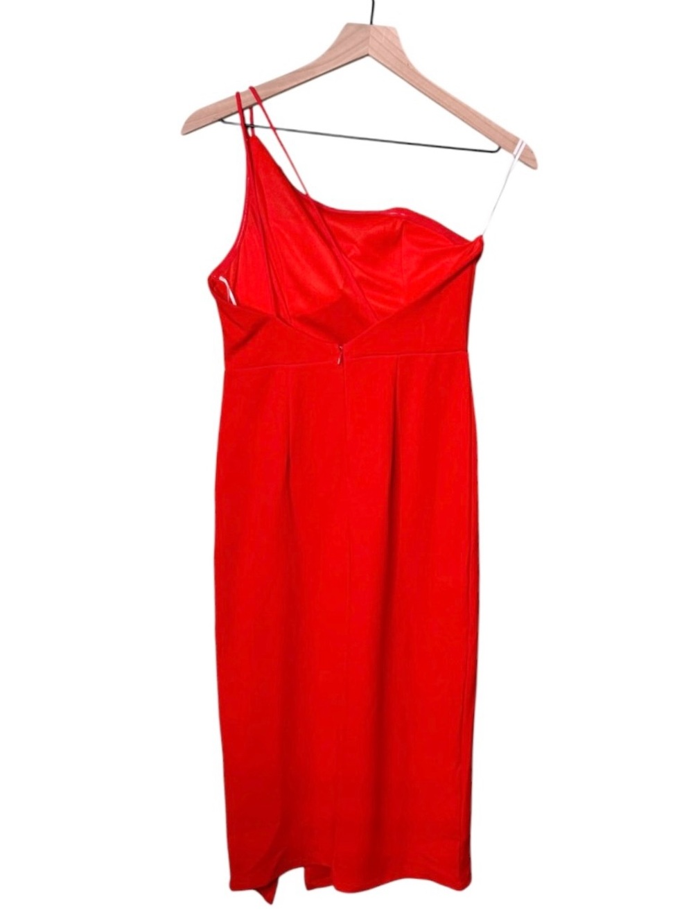NWT Hello Molly Enter Stage Left‎ Midi Dress in Orange Prom Women’s Size 6 - Picture 6 of 12